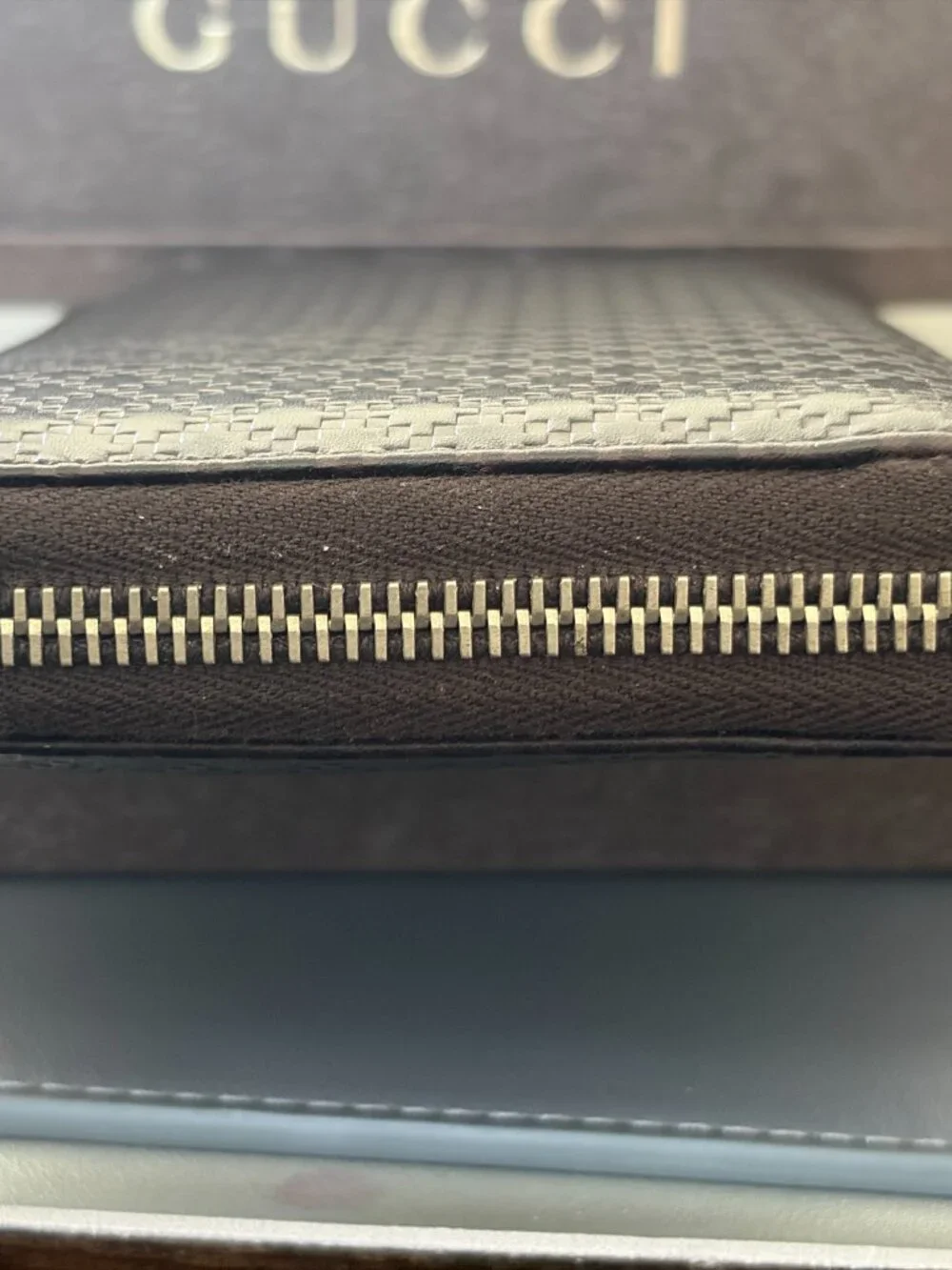Gucci Diamante Zip-Around Continental Wallet / Authenticated - Picture 7 of 11